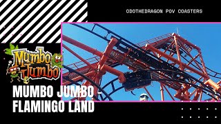 preview picture of video 'Mumbo Jumbo Roller coaster Point Of View (POV) On Ride Flamingo land Front Seat.'