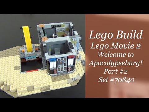 LEGO Movie Welcome To Apocalypseburg Build Part #2 - Set #70840