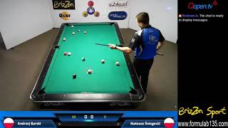 Mateusz Śniegocki vs Andrzej Barski Turniej Formuła B 1-3-5 PRO q24q.pl  - Grupa A