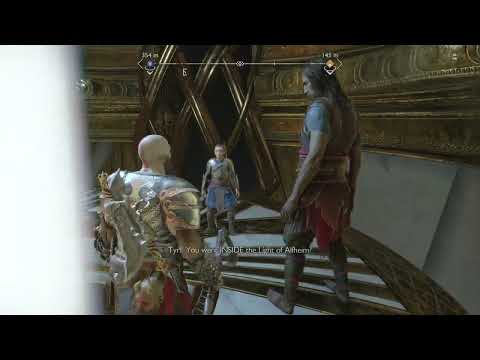 God of War Ragnarök The story about Kratos entering the light in Alfheim Temple PS5