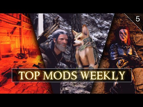 Top Mods Weekly: NEW Armors, Faction and Followers! (Skyrim XBOX Mods)
