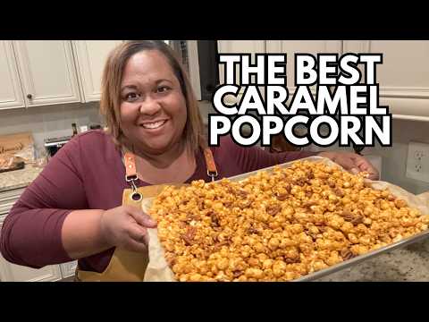 The Best Caramel Popcorn| Easy & Homemade