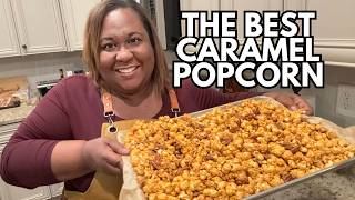 The Best Caramel Popcorn| Easy & Homemade