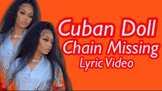 Cuban Doll - Chain Missing (Rocky Badd Diss) Lyric Video