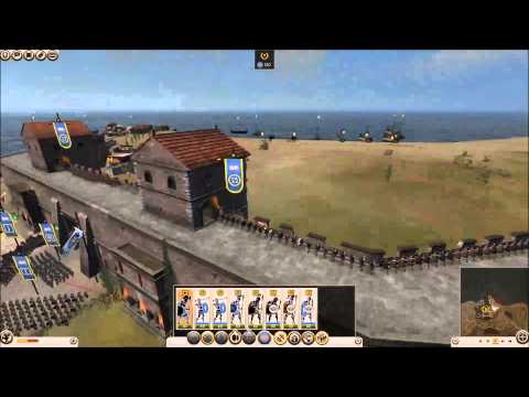 Total War Rome 2 Storming The Walls #2  port defense