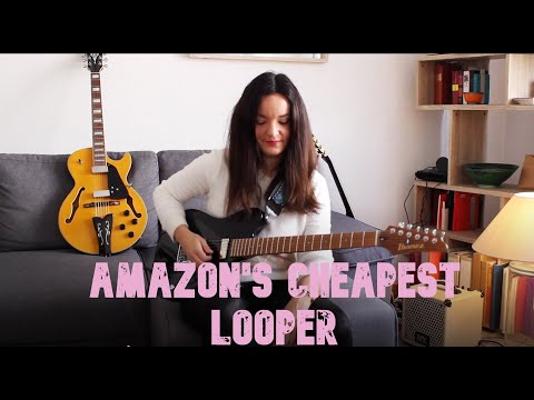 I got Amazon's cheapest GUITAR LOOPER ! 👀