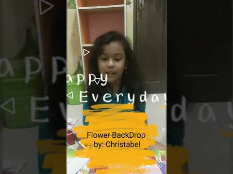 Flower Backdrop by: Christabel