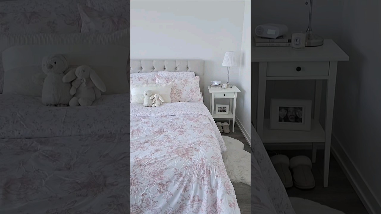 New Pink Floral Coquette Laura Ashley Comforter Set 🩷 #coquette #lauraashley #lauraashleybedding