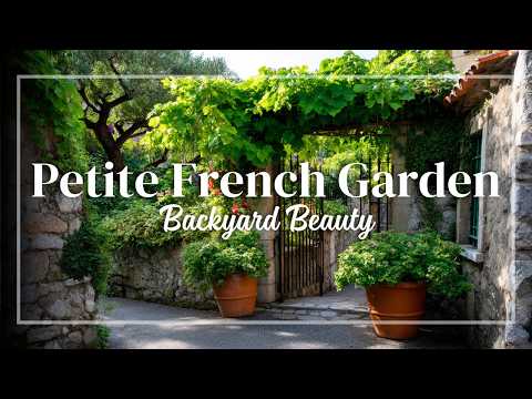 Petite French Garden Style 🌿 | Parisian-Inspired Courtyards & Tiny Backyard Escapes