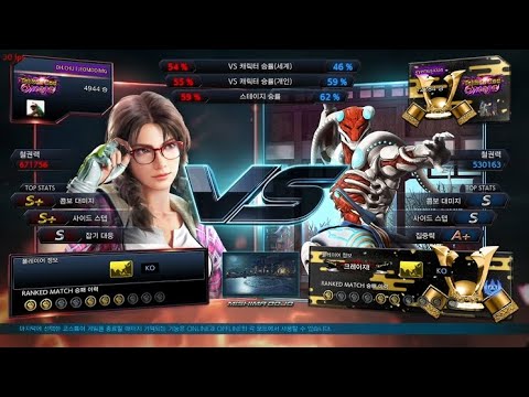 jeondding (julia) VS eyemusician (yoshimitsu) - Tekken 7 5.10