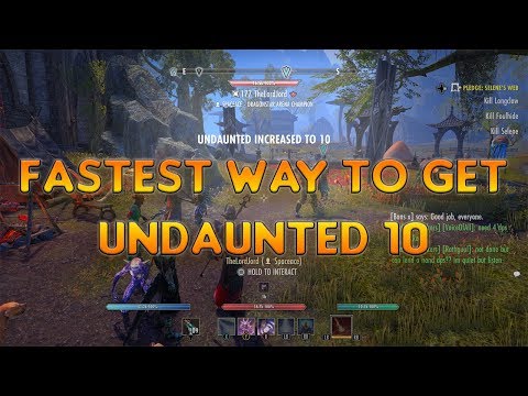 ESO: Fastest Way To Level The Undaunted Skill Line