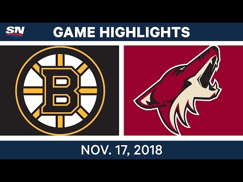 NHL Highlights | Bruins vs. Coyotes – Nov. 17, 2018