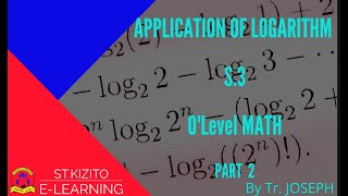 APPLICATION OF LOGARITHM PART 2