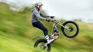 Dougie Lampkin Wheelies Entire Isle of Man TT Course - 37.7 Miles!