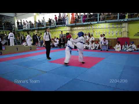 Бону и Зебо:  Чемпионат города Душанбе по Таеквон-до ИТФ среди детей 6-10 лет