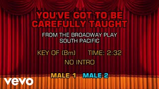 South Pacific, The Musical - You&#39;ve Got to Be Carefully Taught (Karaoke)