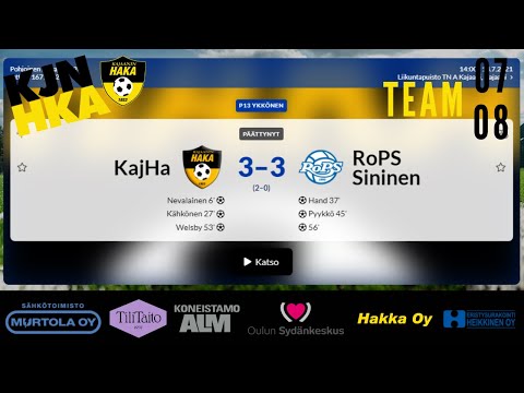 P13 ykkönen KajHa 08 - RoPS/sin (parhaat palat)