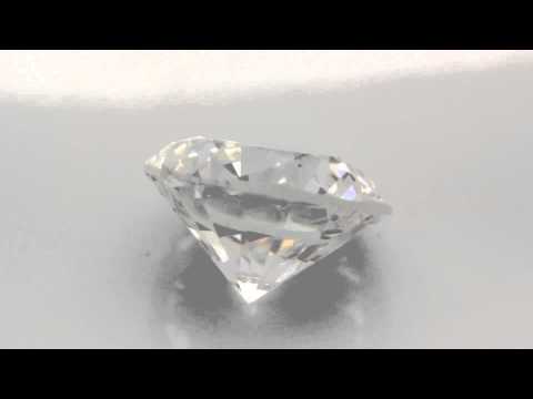 H 0.54 ct SI-3 Round Brilliant Natural Loose White Diamond http://www.diamondzul.com
