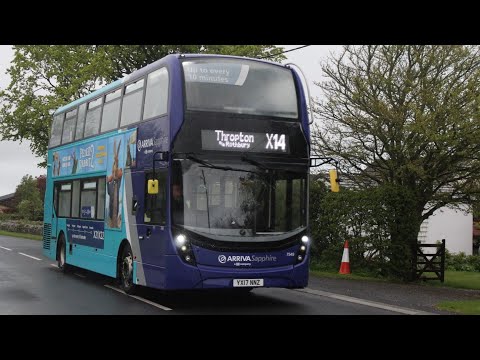 THRASH | Route X14: 7549/YX17NNZ - ADL Enviro 400 MMC