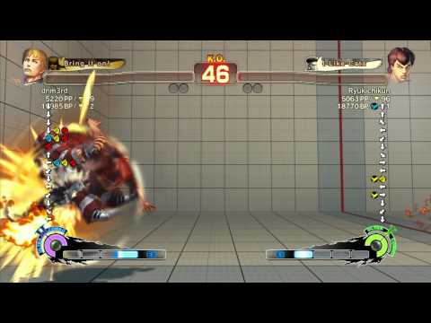 SSF4 AE: Sasaki (Cody) vs Ryukichikun (Fei Long) - Ranked Match (720p HD)