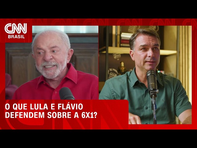 Fim da escala 6x1: o que Lula e Flávio Bolsonaro defendem? | CNN BRASIL