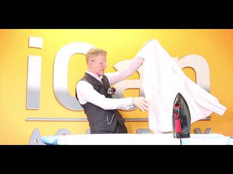 How to iron a shirt in less than 2 minutes.
