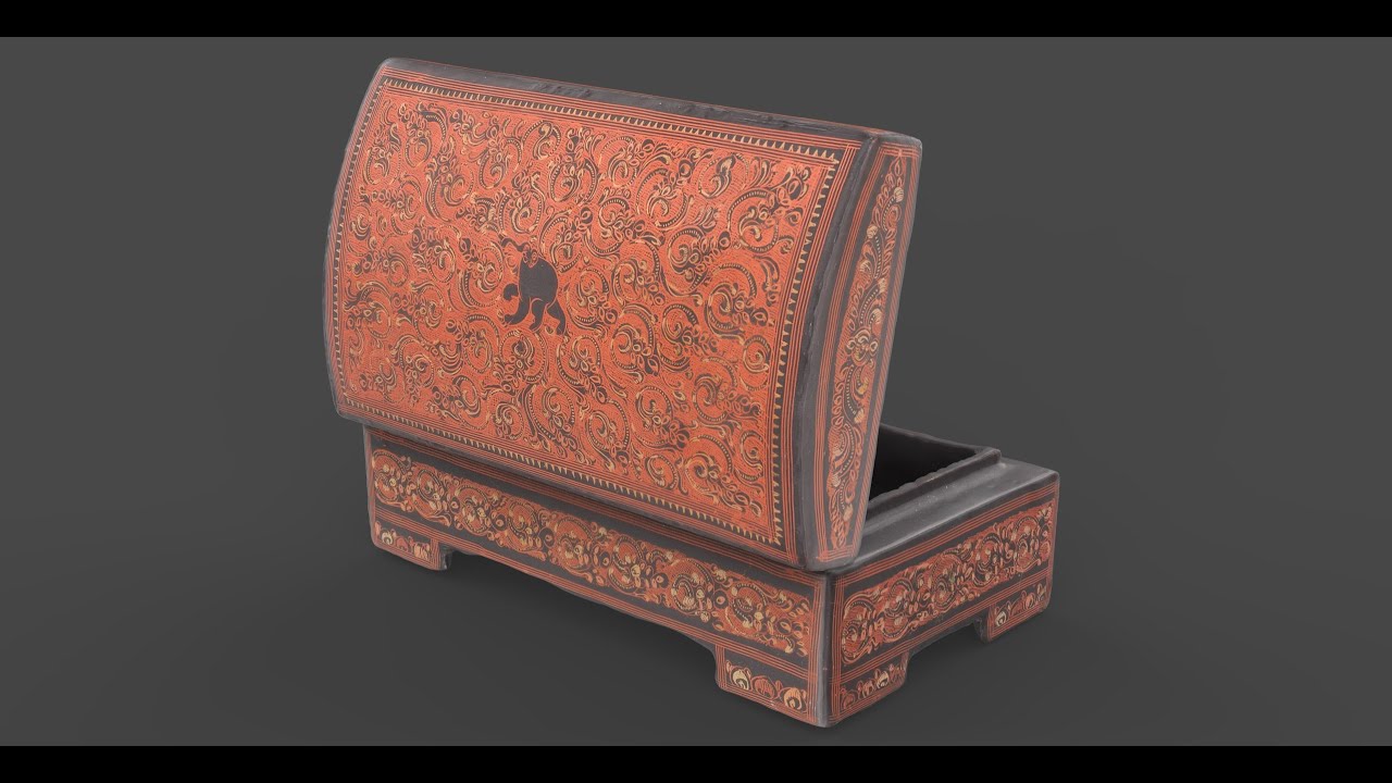 Casket made of resin 3D Model