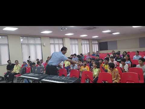 FAMS music workshop with students Navi Mumbai