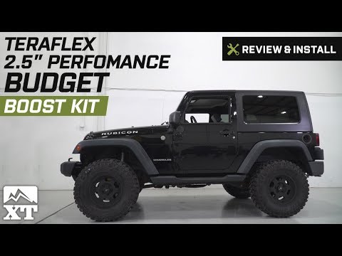 Jeep Wrangler Teraflex 2.5" Performance Budget Boost Kit (2007-2018 JK) Review & Install