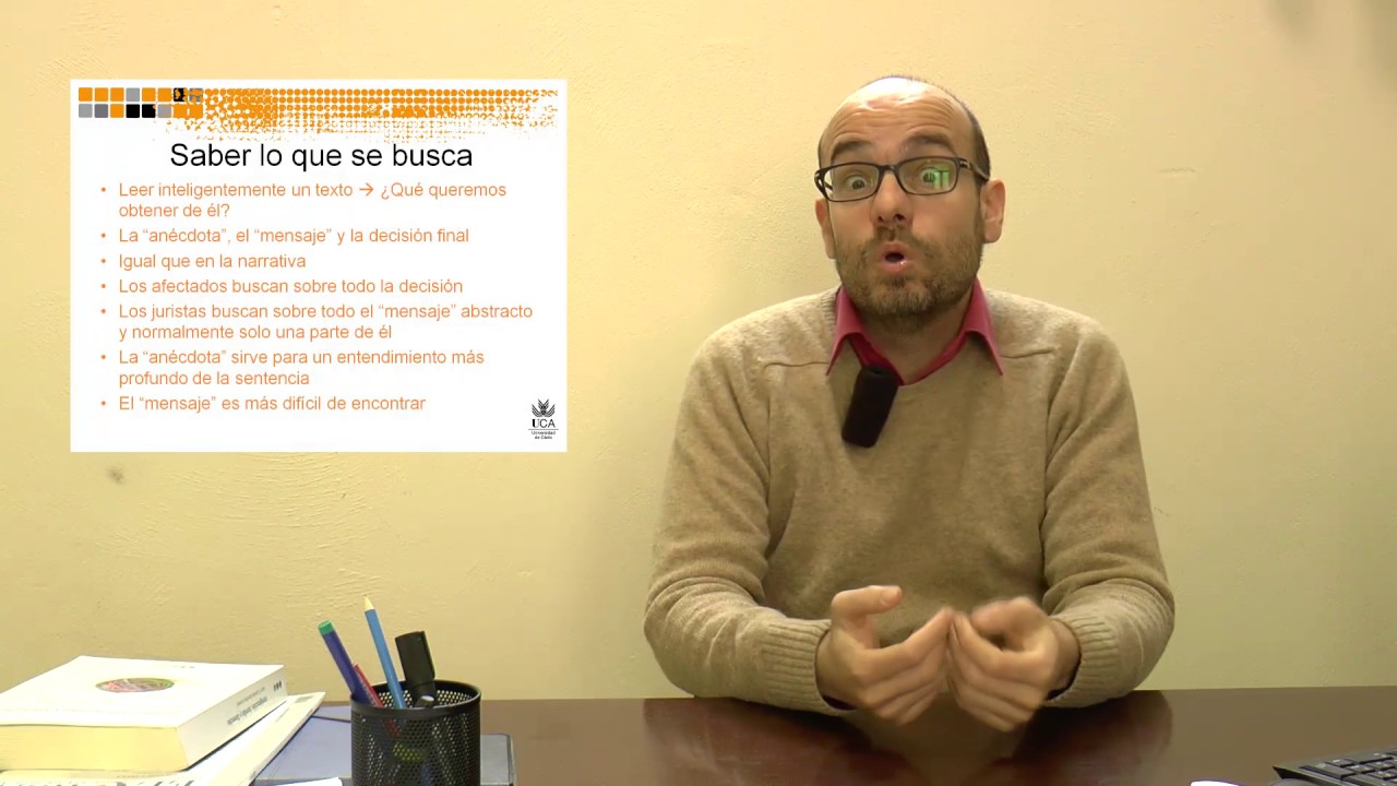 Técnicas de lectura rápida de sentencias judiciales