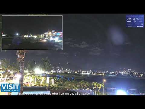 LIVE SXM Airport February 21 ✈️ -  Maho Beach Sint Maarten