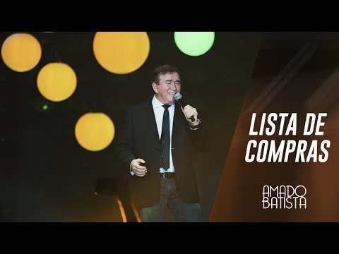 Lista de Compras | Amado Batista 40 Anos