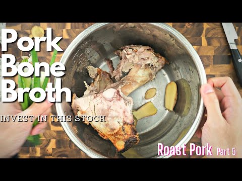 Pork Bone Broth and Noodle Soup - Instant Pot Recipe