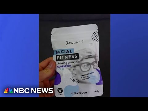 Gum promising to enhance men's jawlines highlights toxic beauty trends