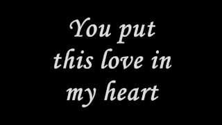 You put this Love in my heart lyrics - Keith Green