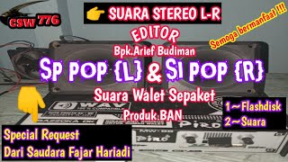 Download lagu SP POP STEREO INAP POP By Arief Budiman - SUARA WALET Original PRODUK BAN mp3