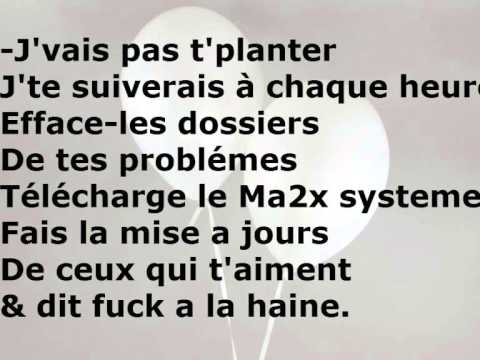 Ma2x-Viens faire un tour. [Paroles]