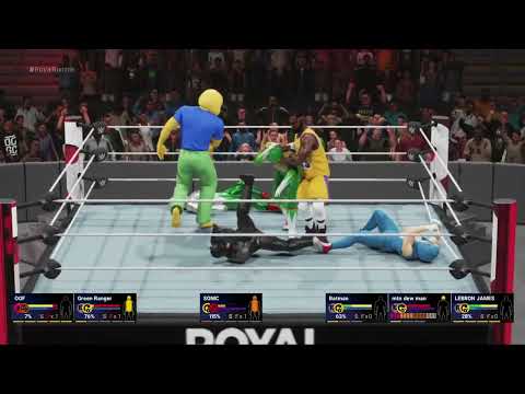 WWE2K19 Royal Rumble for the WWE Chamionship