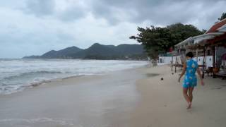 preview picture of video 'Chaweng Beach Storm - Ko Samui (Thailand)'
