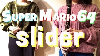 【ピッコロ＆フルート】スーパーマリオ６４のスライダー演奏してみた！【クラリネット】