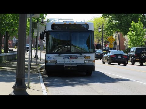 NFTA Metro Ride Route 16H Outbound Bus 1207 - 2012 Gillig Hybrid