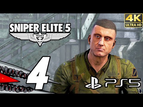 Sniper Elite 5 | Gameplay Playthrough Part 4 - War Factory [PS5 4K]