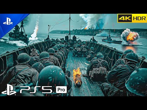 (PS5 PRO) D-DAY NORMANDY LANDING 1944 | Realistic ULTRA Graphics Gameplay 4K 60FPS HDR Call Of Duty