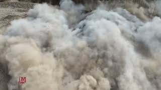 66 holes of production blasting💥