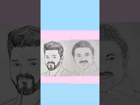TVK💛 vs DMK❤️ #trending #shorts #tvk #dmk #drawing #thalapathyvijay