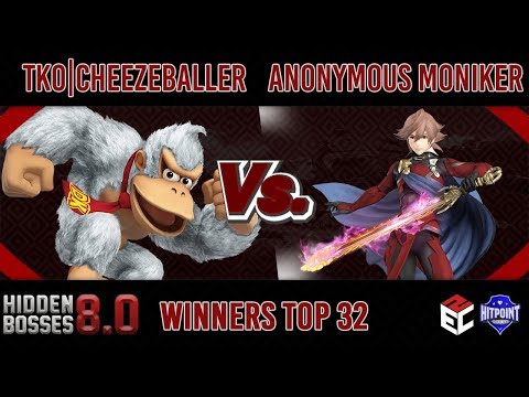 Hidden Bosses 8.0 TOP 32 - TKO | Cheezeballer (Donkey Kong) vs Anonymous Moniker (Corrin, Rosalina)