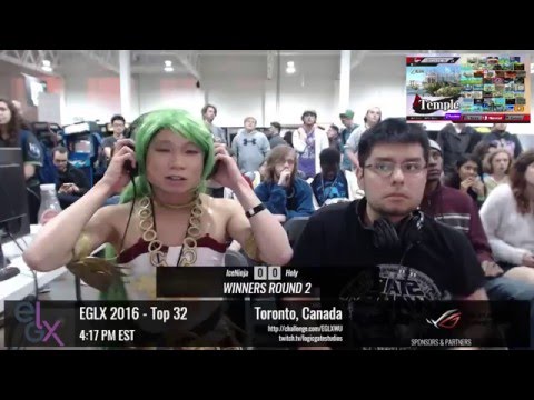 EGLX 2016 - IceNinja (Palutena) vs Holy (ROB) - SSB4 Top 32 WR2