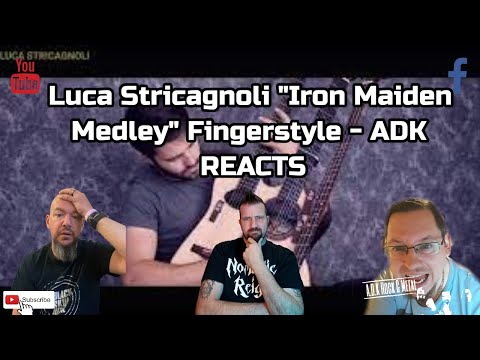 BEST FINGERSTYLE GUITAR PLAYER? Luca Stricagnoli Iron Maiden Fingerstyle - ADK REACTS