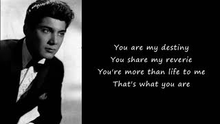 Paul Anka - You are my destiny (Lyrics)