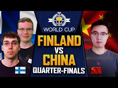 Finland vs China | 2v2 World Cup w/ T90